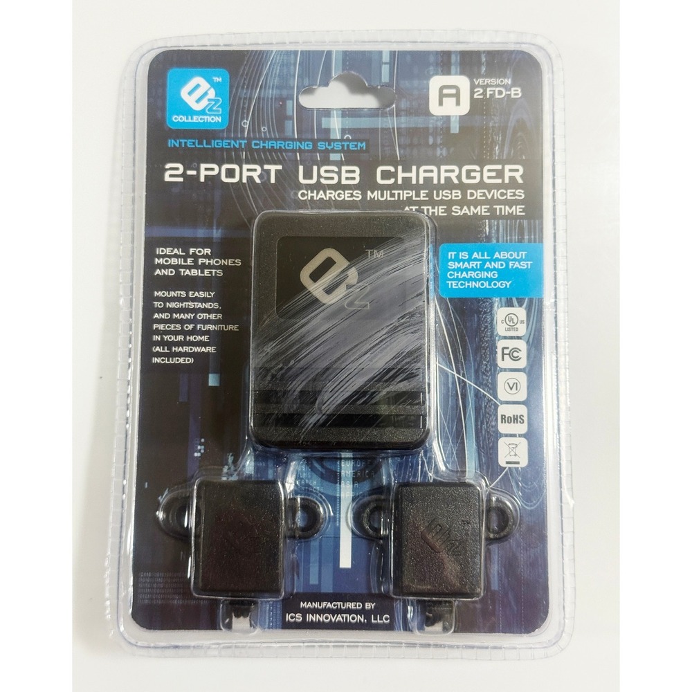 EZ‎ Collection 2-Port USB Charger Intelligent Charging System Version A 2 FD-B